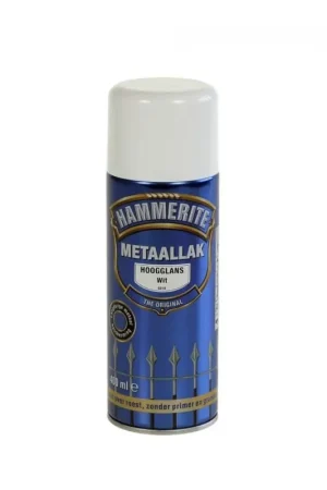 Premium Hammerite Hoogglans Wit Spuitbus